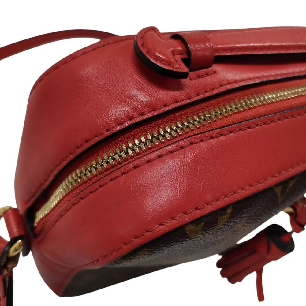 303855BG (X6) Louis Vuitton Crossbody Bag Saintonge Coklico Brown Monogram - Picture 7 of 13